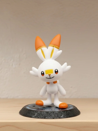Pokemon -  Scorbunny mini action figure 