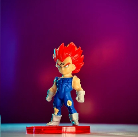 Dragon Ball - Majin Vegeta ( red hair ) mini action figure 
