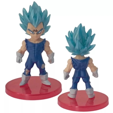 Dragon Ball -  Majin Vegeta ( blue hair )  mini action figure 