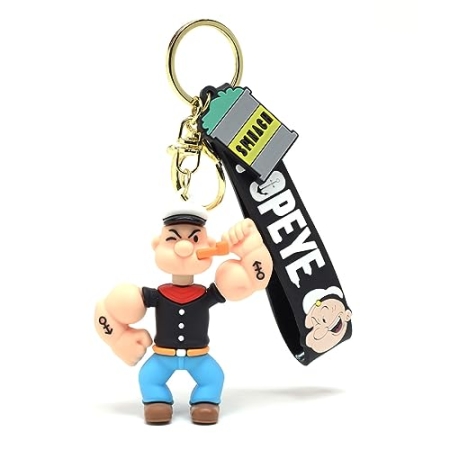 Mubco Popeye 3D Rubber Keychain