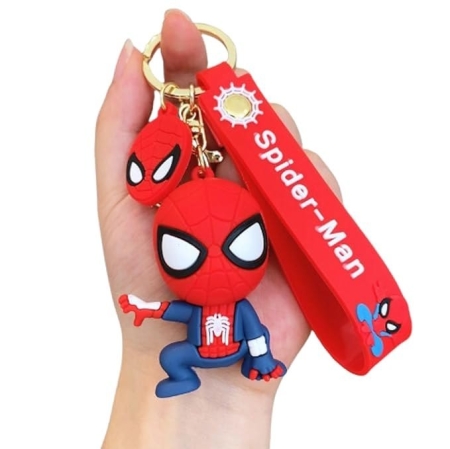 Spider-Man 3D Rubber Keychain