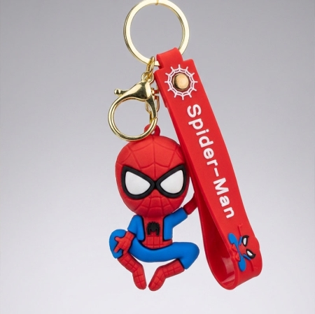 Spider man 3D Rubber Keychain