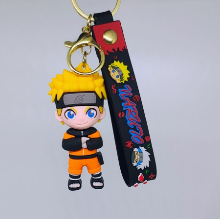 Naruto Uzumaki 3D Rubber Keychain