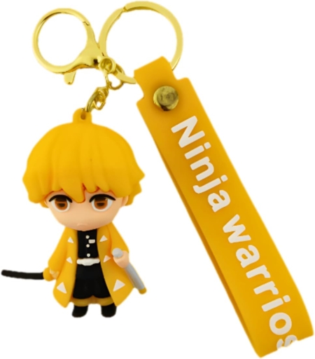 Demon Slayer - Zenitsu Agatsuma 3D Rubber Keychain 