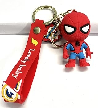 Spider-Man 3D Rubber Keychain
