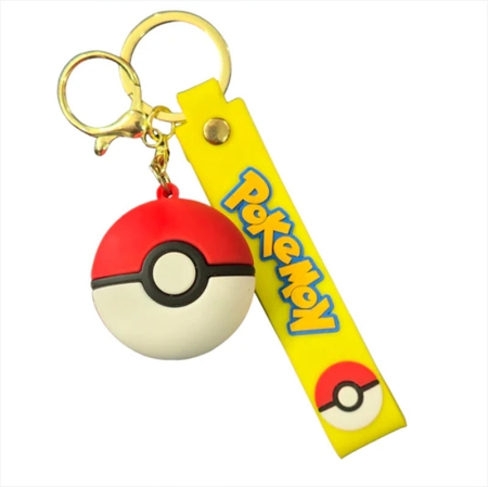 Pokemon - Pokéball  3D Rubber Keychain 