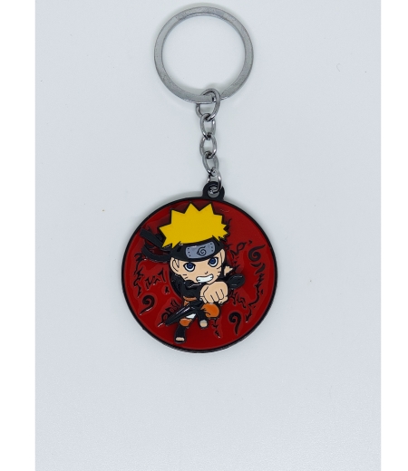 Naruto Uzumaki Metal Spinner  Keychain 
