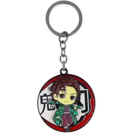 Tanjiro Kamado Metal Spinner   Keeychain 