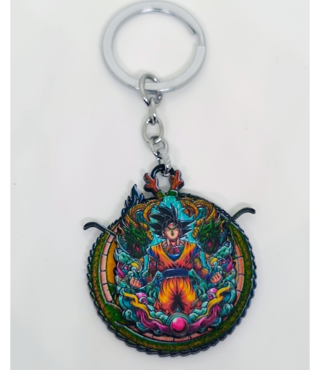 Son Goku  Metal Spinner   Keychain 