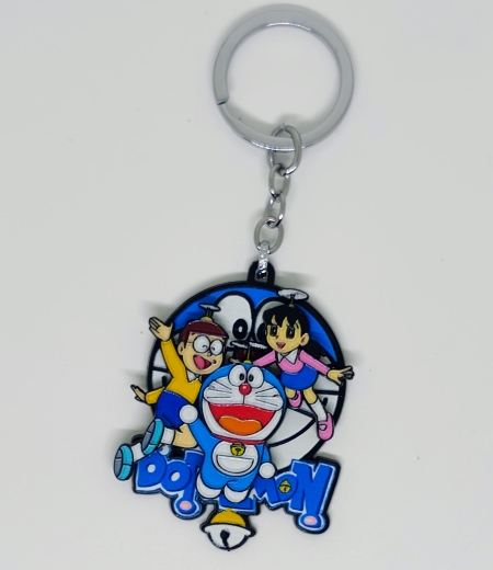 Doraemon ( Nobita and Shizuka ) Metal Spinner  Keychain 